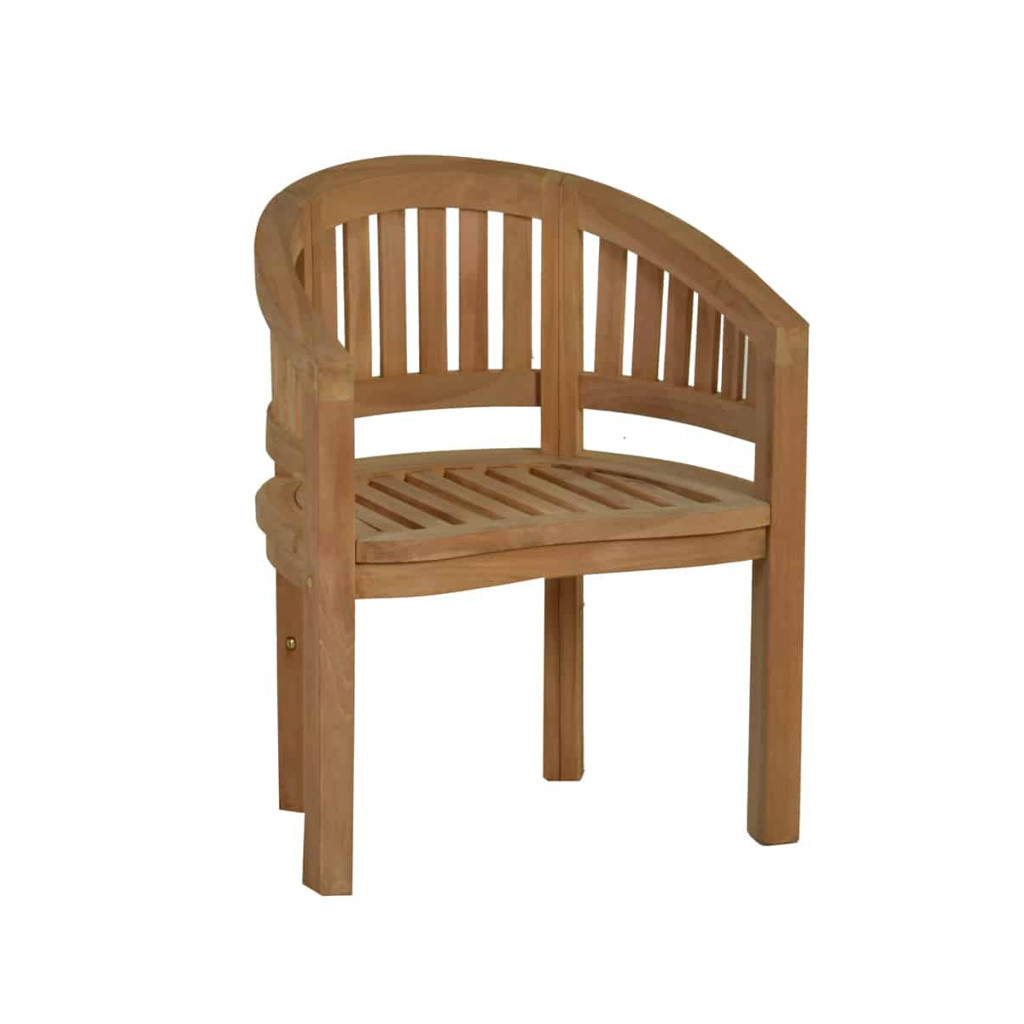 Gartenstuhl  Gartenmöbel Outdoor Modern Teak Honig