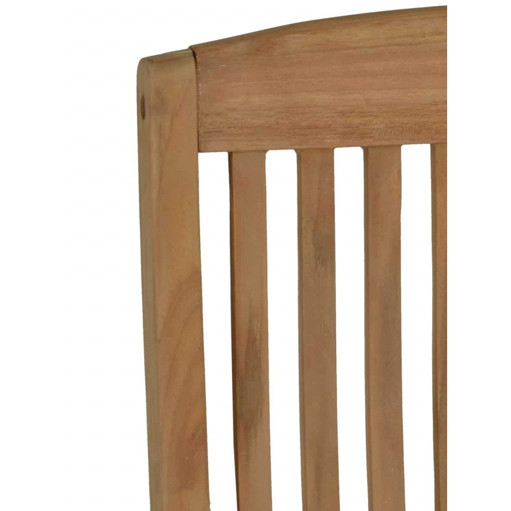 Gartenstuhl  Gartenmöbel Outdoor Modern Teak Honig