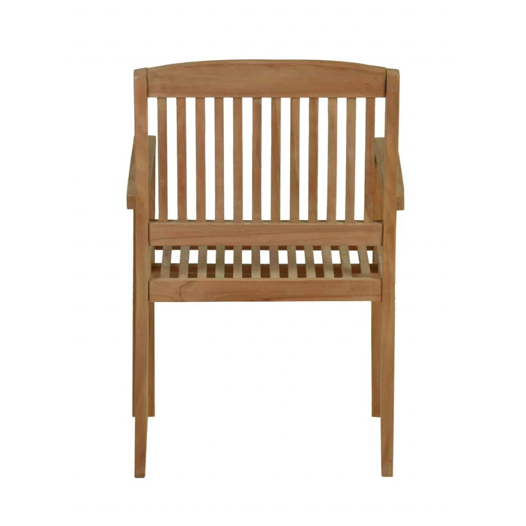 Gartenstuhl  Gartenmöbel Outdoor Modern Teak Honig