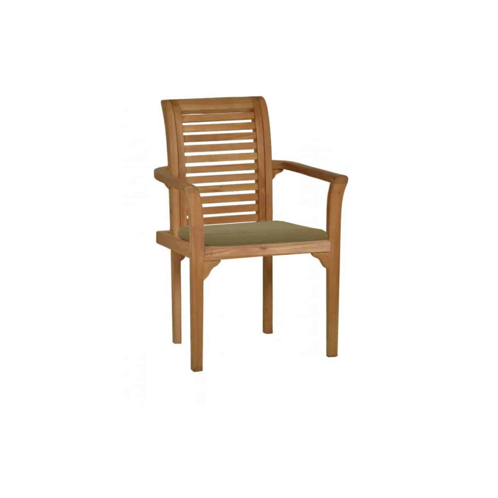 Gartenstuhl  Gartenmöbel Outdoor Modern Teak Honig