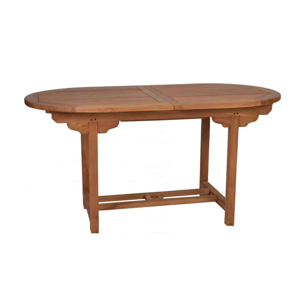 Gartentisch  Gartenmöbel Outdoor Modern Massivholz Teak Honig