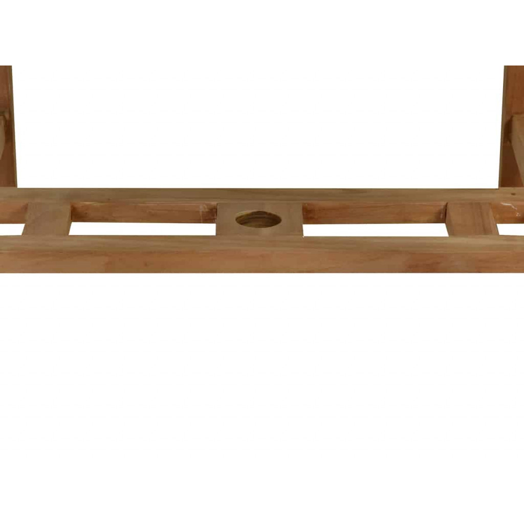 Gartentisch  Gartenmöbel Outdoor Modern Teak Honig