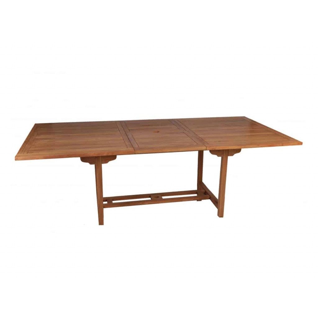 Gartentisch  Gartenmöbel Outdoor Modern Teak Honig