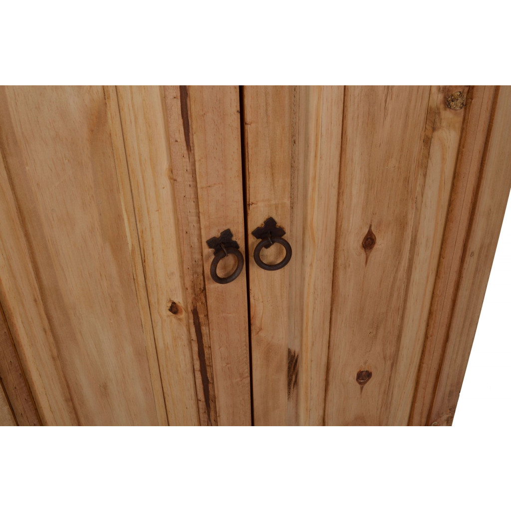 CD- / DVD-Regal Mexico Möbel Landhaus Pinie Honig