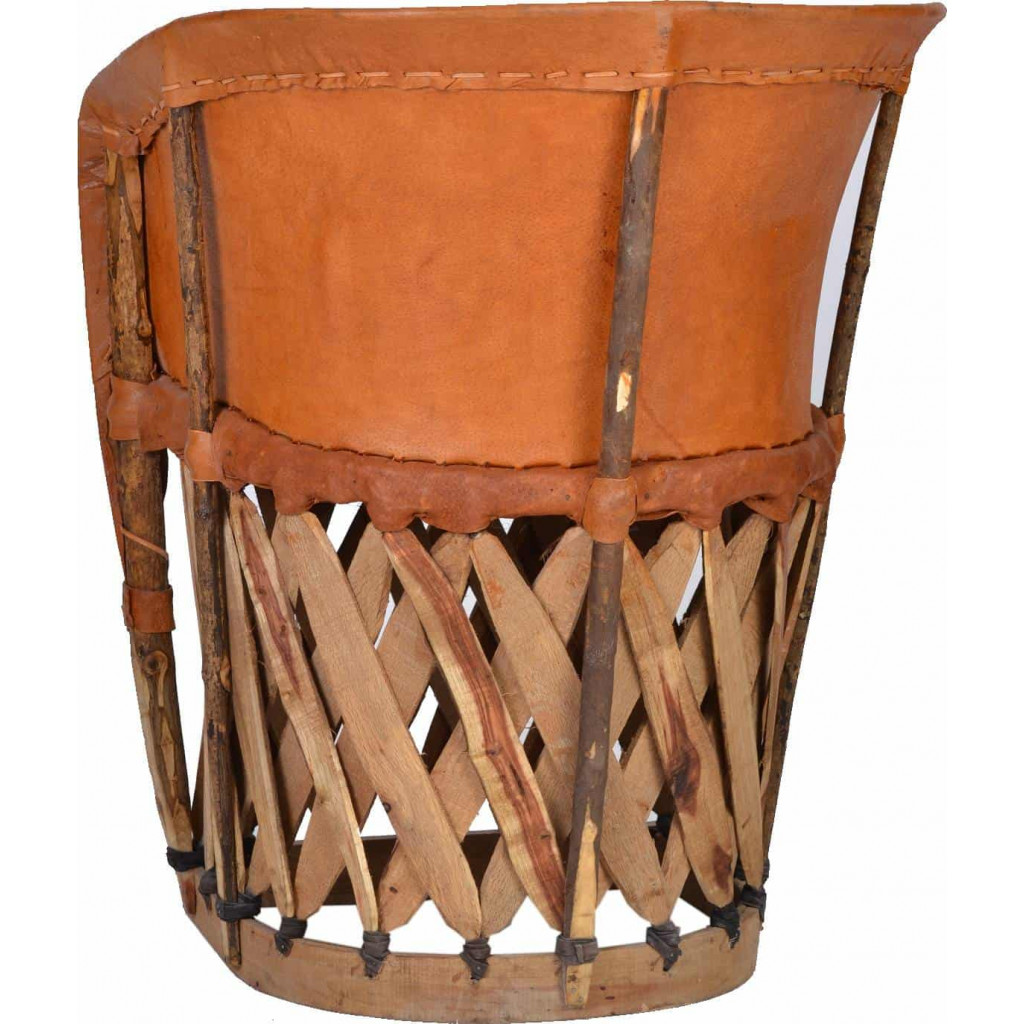 Sessel Equipales Landhaus Zedernholz Tabak