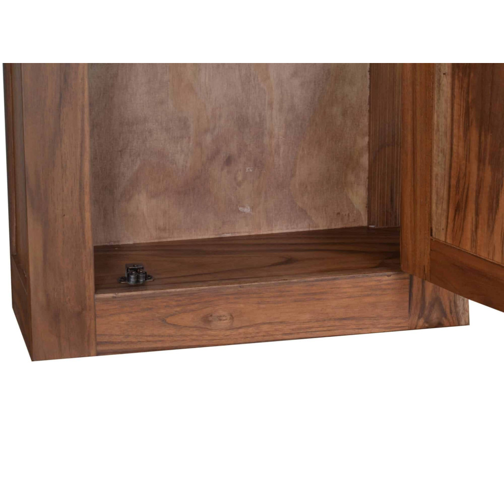 Hängeschrank Bhatang Modern Teak Braun