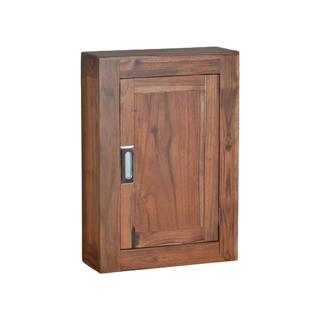 Hängeschrank Bhatang Modern Teak Braun