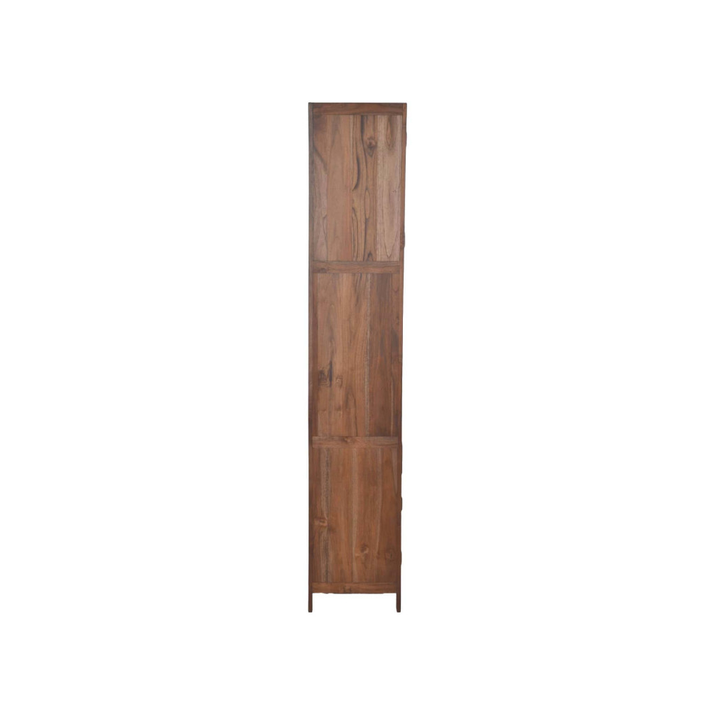 Hochschrank Bhatang Modern Massivholz Teak Braun