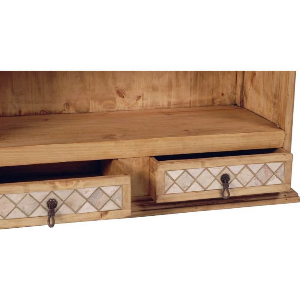 Bücherregal Mexico Möbel Landhaus Pinie Honig