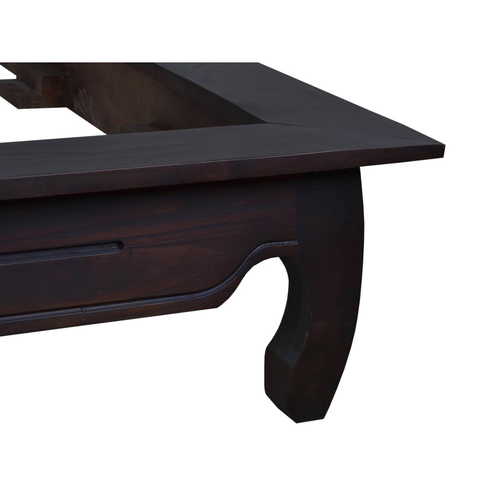 Bett Colombo Kolonialstil Massivholz Pinie Walnuss