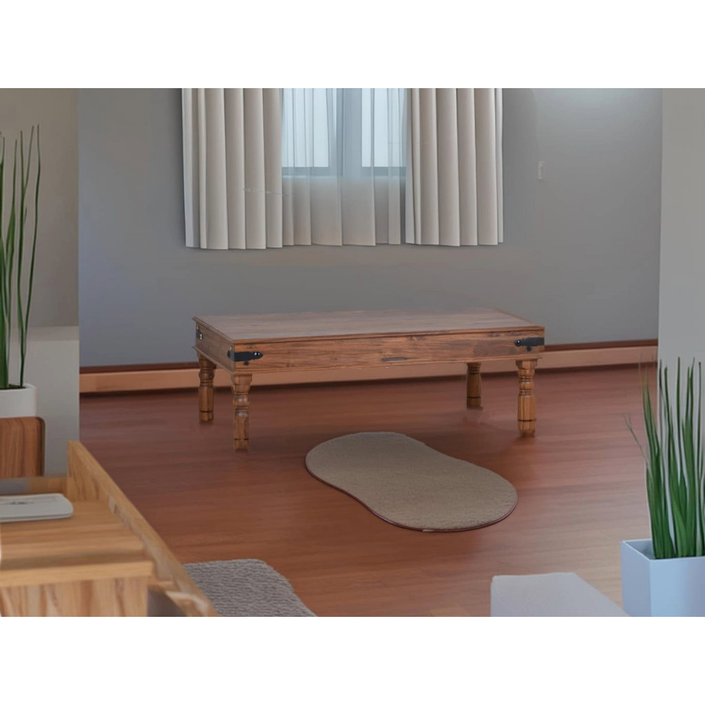 Couchtisch Colombo Kolonialstil Massivholz Teak Natur