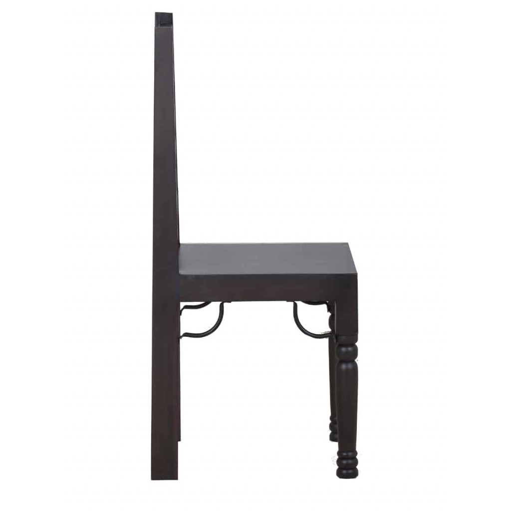 Esszimmerstuhl Colombo Kolonialstil Pinie Walnuss