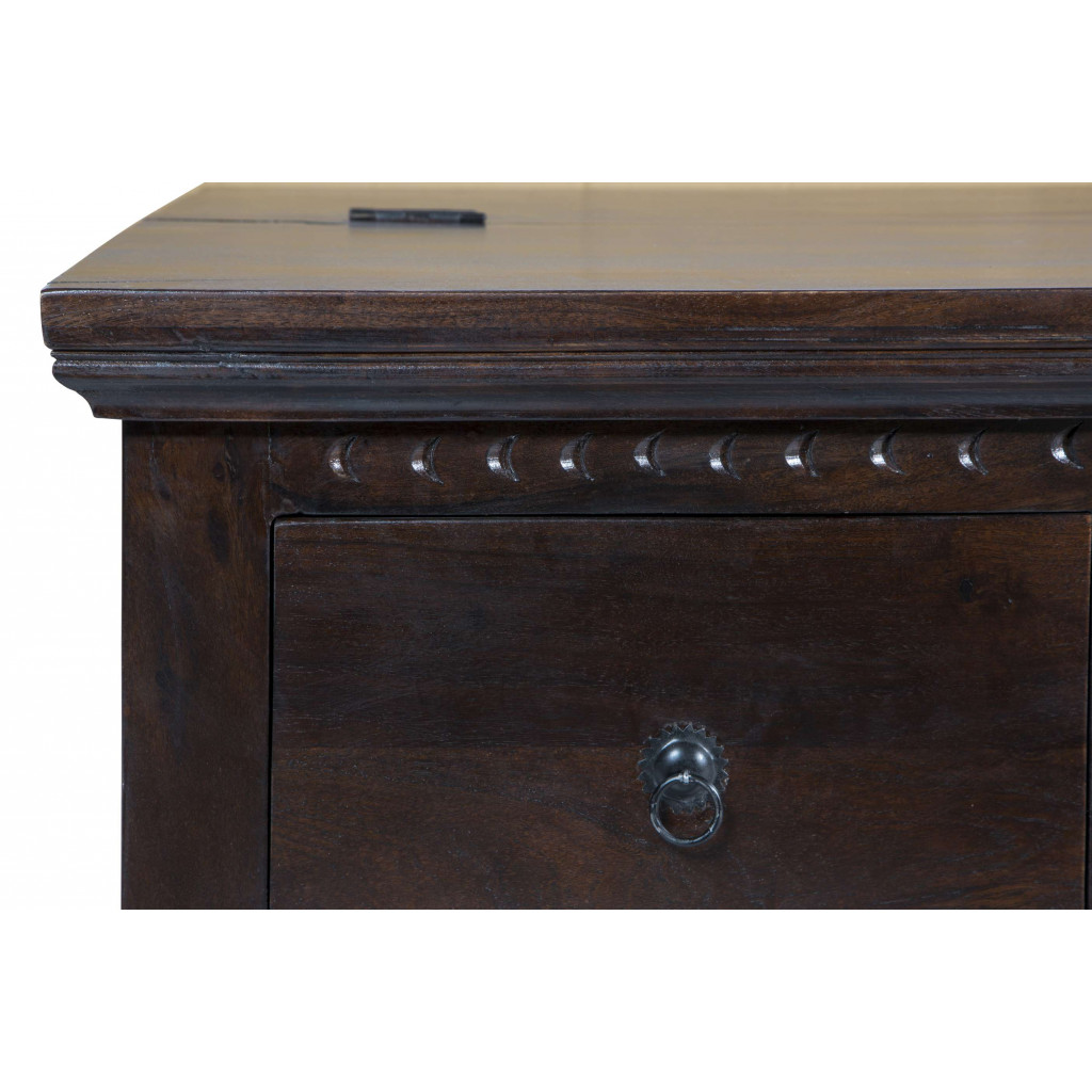 Truhentisch Colombo Kolonialstil Akazie Walnuss