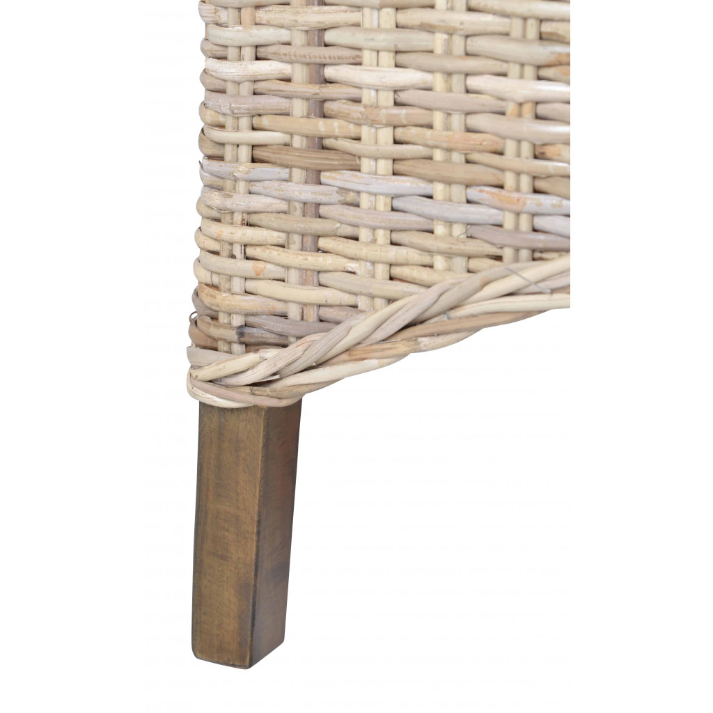 Armlehnstuhl  Landhaus Mahagoni Grau 11