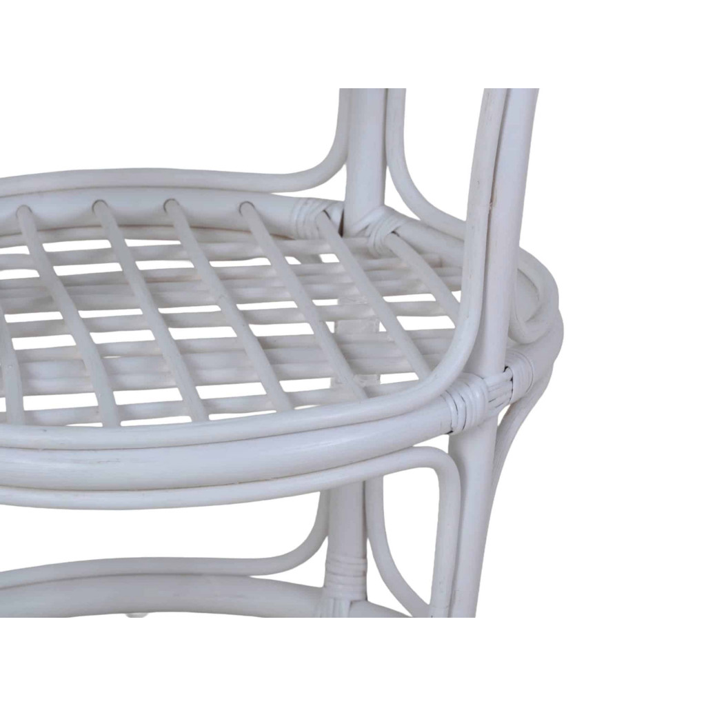Couchtisch Rattan Landhaus Rattan Weiß