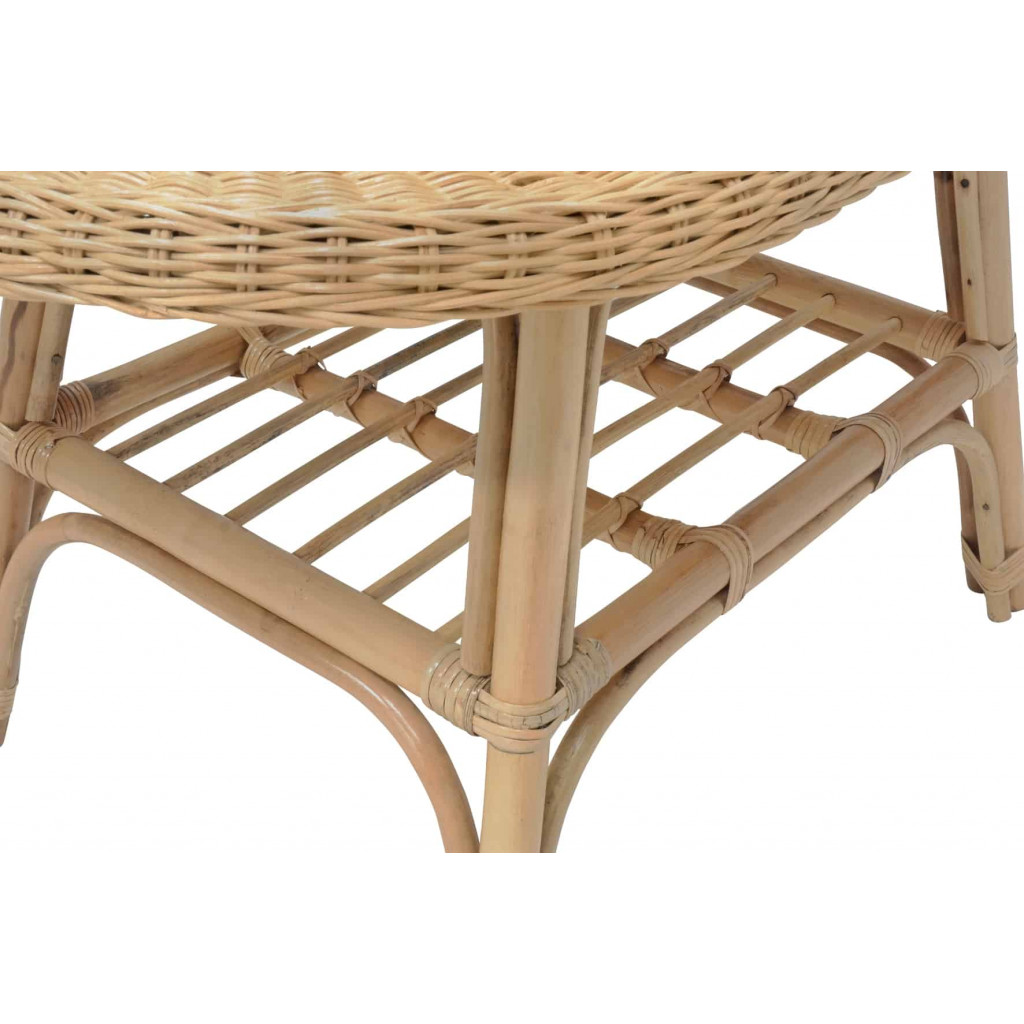 Couchtisch Rattan Modern Honig