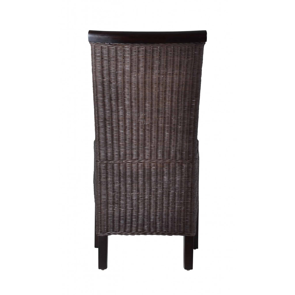 Esszimmerstuhl Rattan Modern Mahagoni Braun