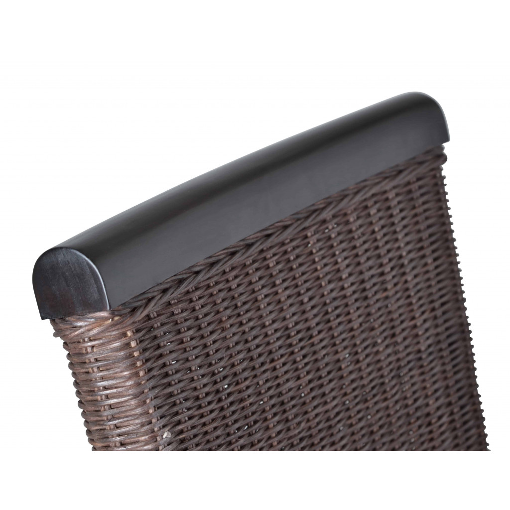 Esszimmerstuhl Rattan Modern Mahagoni Braun