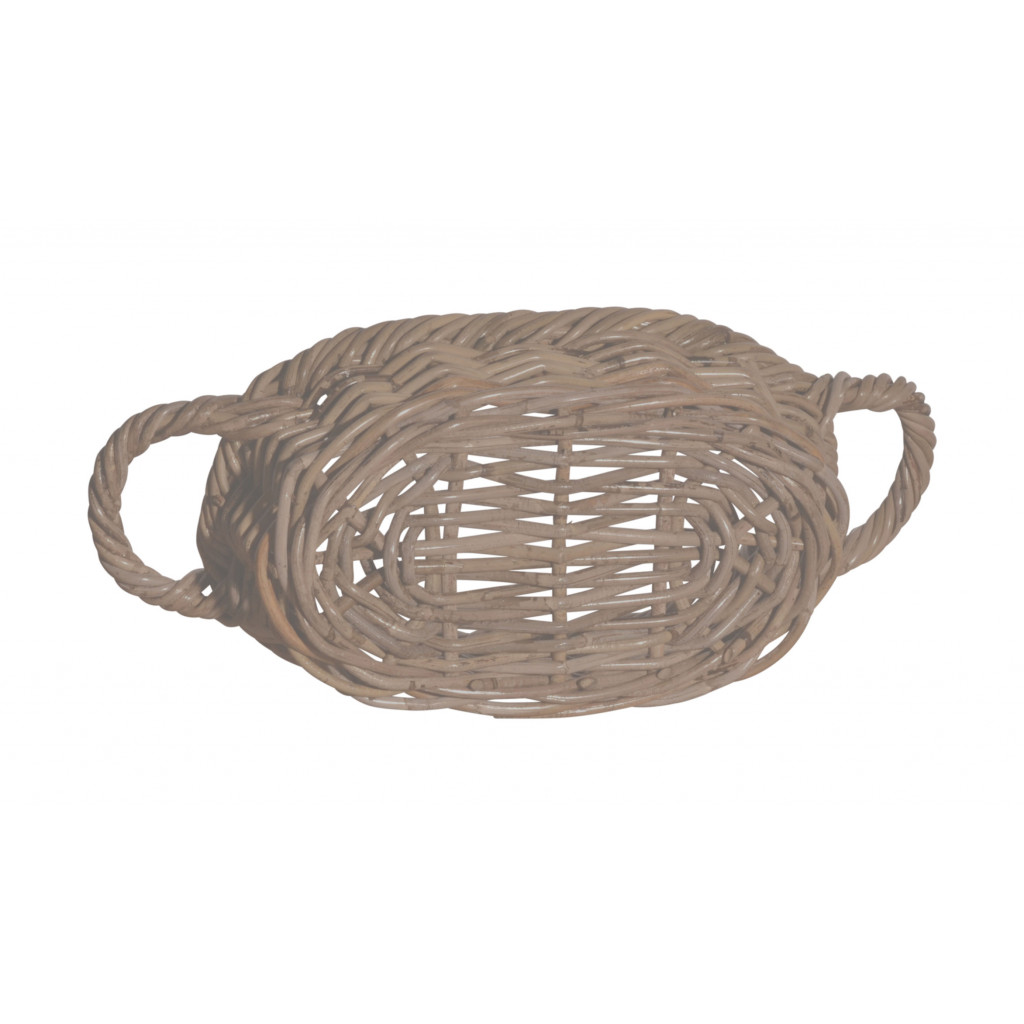 Korb  Landhaus Grau