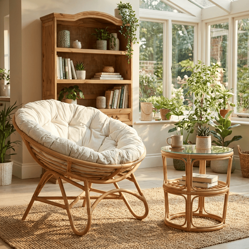 Sessel Rattan Landhaus Rattan Honig