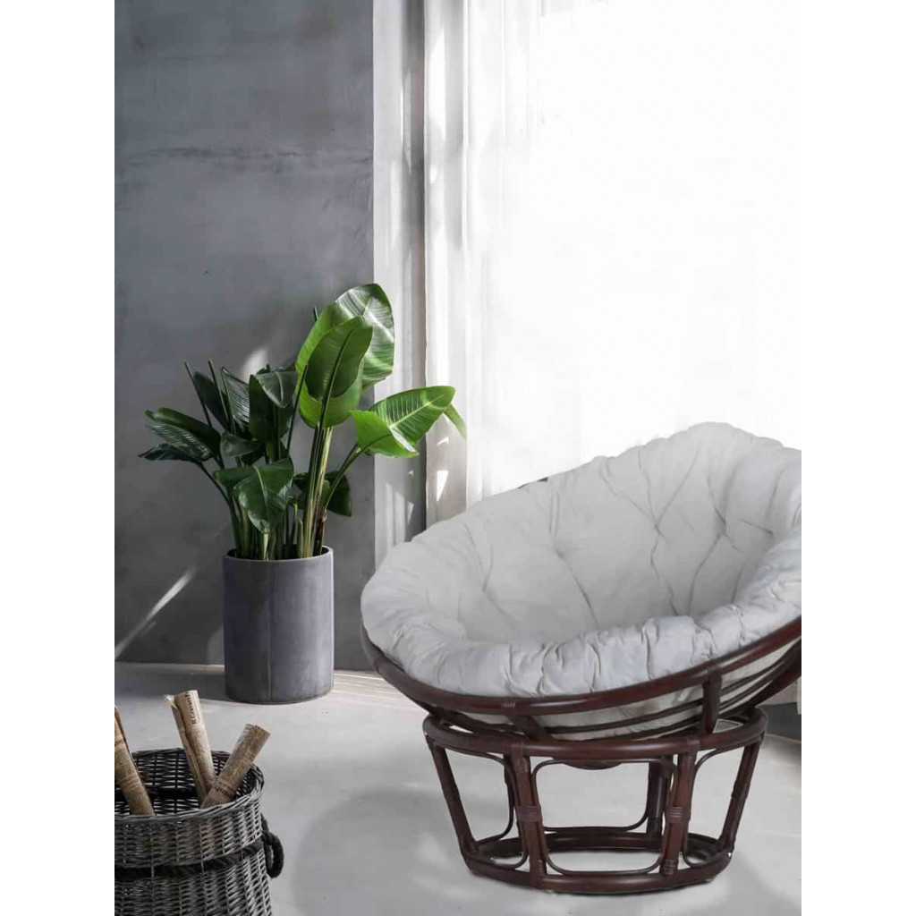 Sessel Rattan Modern Rattan Braun