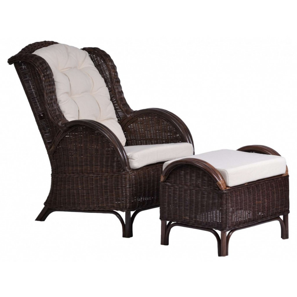 Sitzhocker  Landhaus Mahagoni Braun