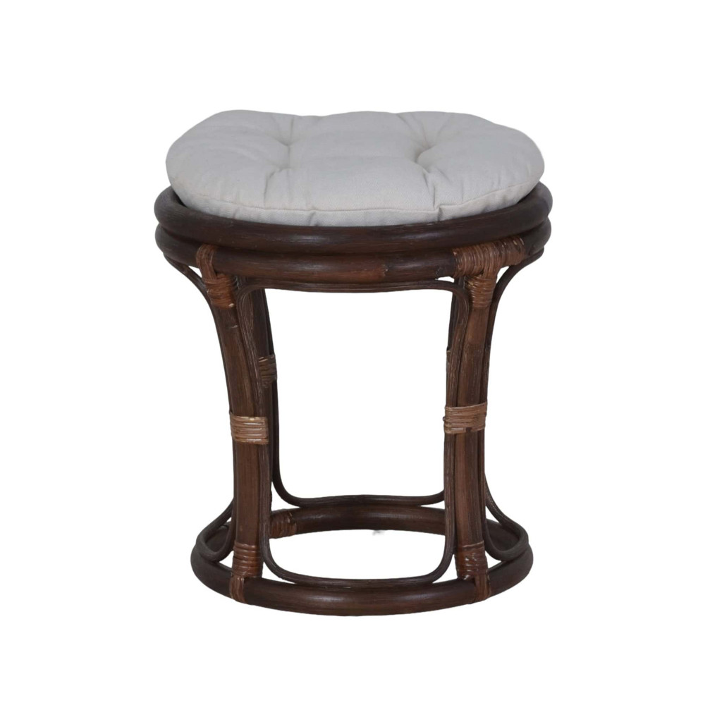 Sitzhocker Rattan Landhaus Rattan Braun