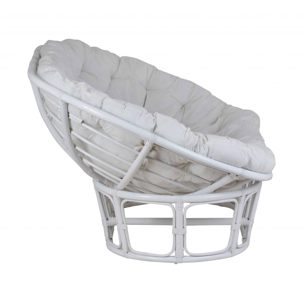 Sofa Rattan Modern Weiß