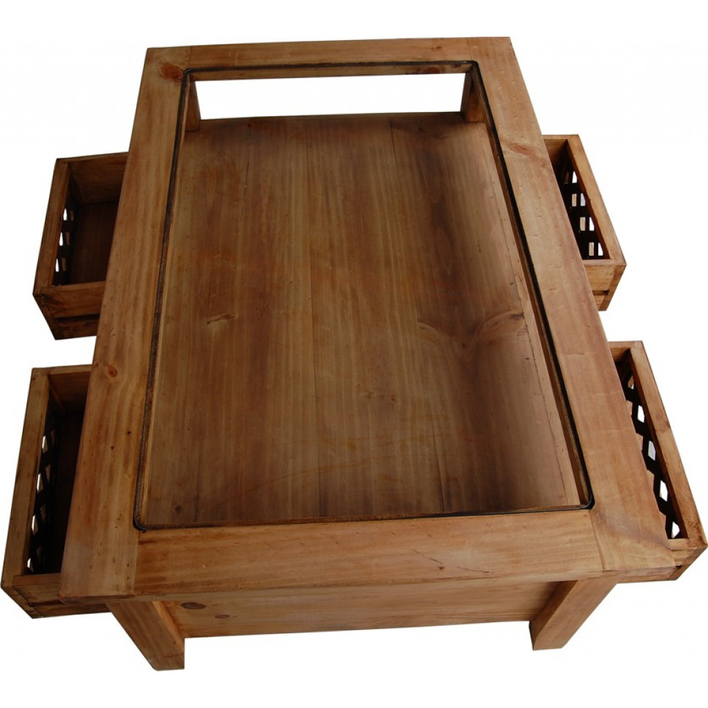 Couchtisch Mexico Möbel Landhaus Pinie Honig 10030 5