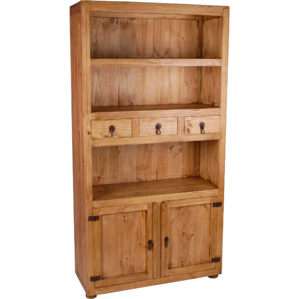 Bücherregal Mexico Möbel Landhaus Pinie Honig