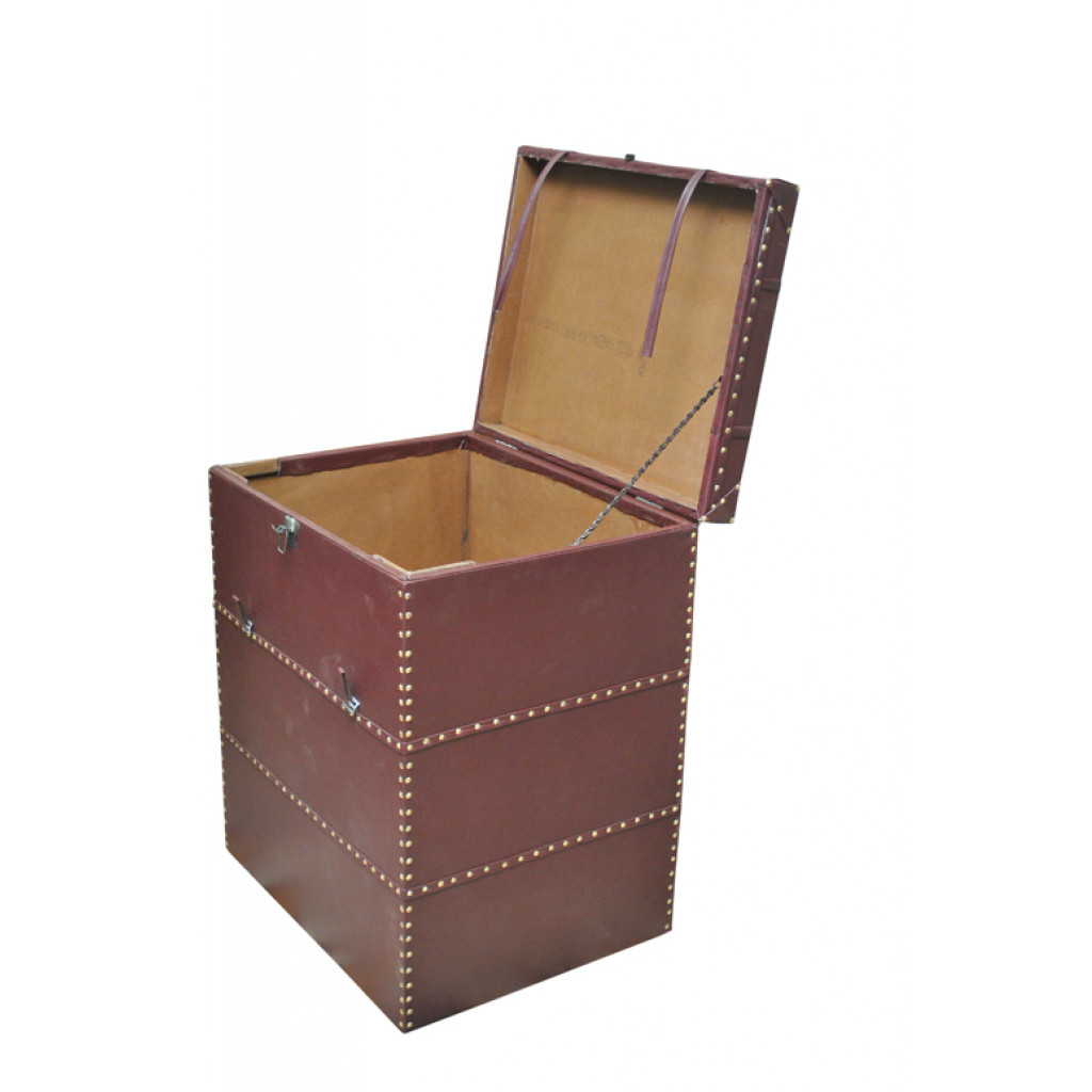 Truhe  Kolonialstil Mango Braun