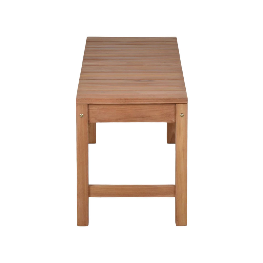 Bank  Gartenmöbel Outdoor Massivholz Teak Honig