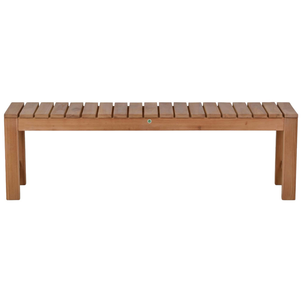 Bank  Gartenmöbel Outdoor Massivholz Teak Honig