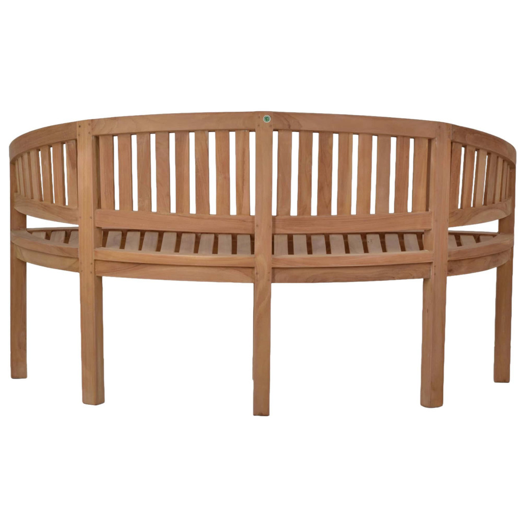 Bank  Gartenmöbel Outdoor Modern Massivholz Teak Honig