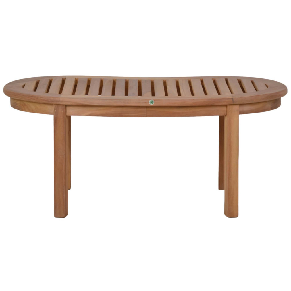 Couchtisch  Gartenmöbel Outdoor Modern Massivholz Teak Honig