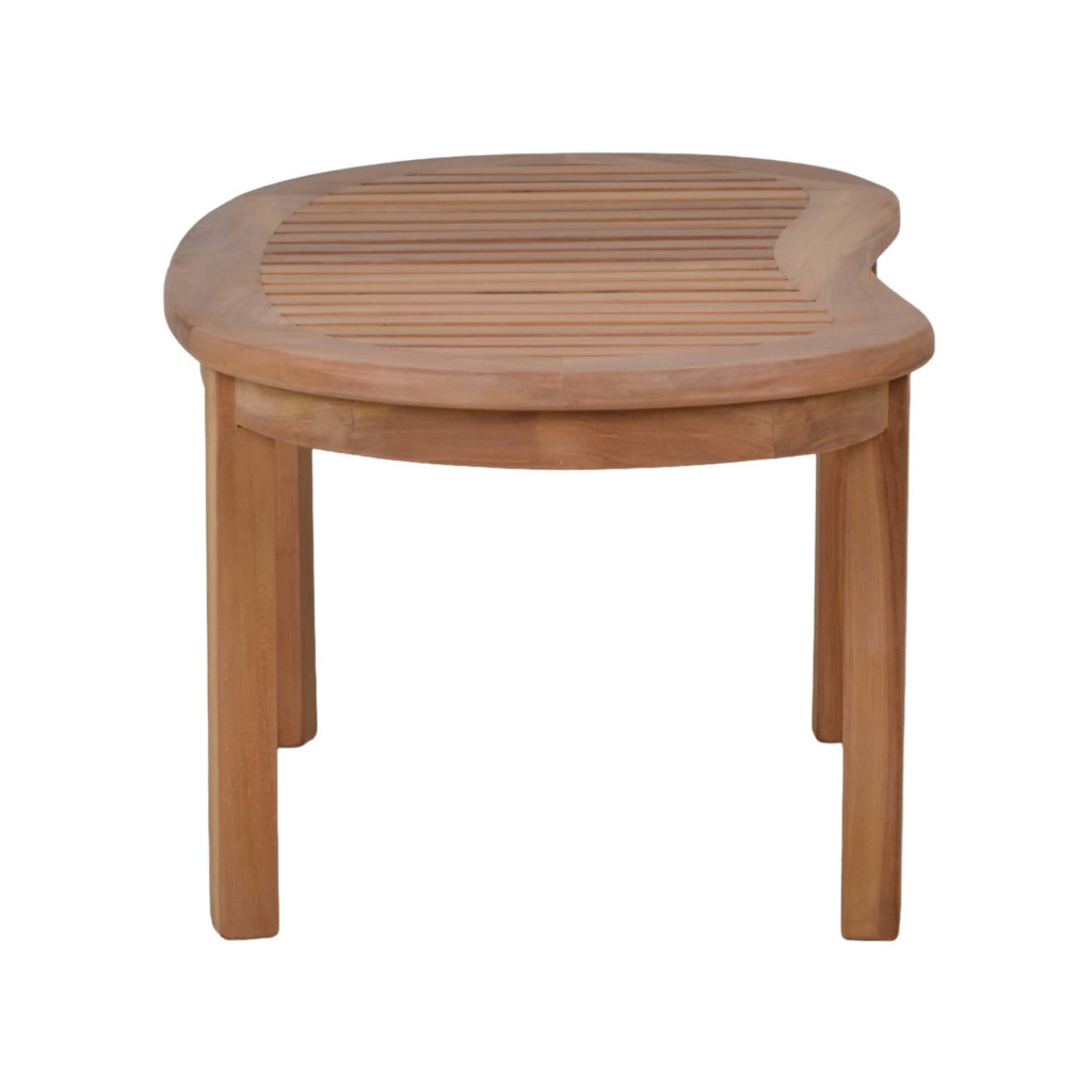 Couchtisch  Gartenmöbel Outdoor Modern Massivholz Teak Honig