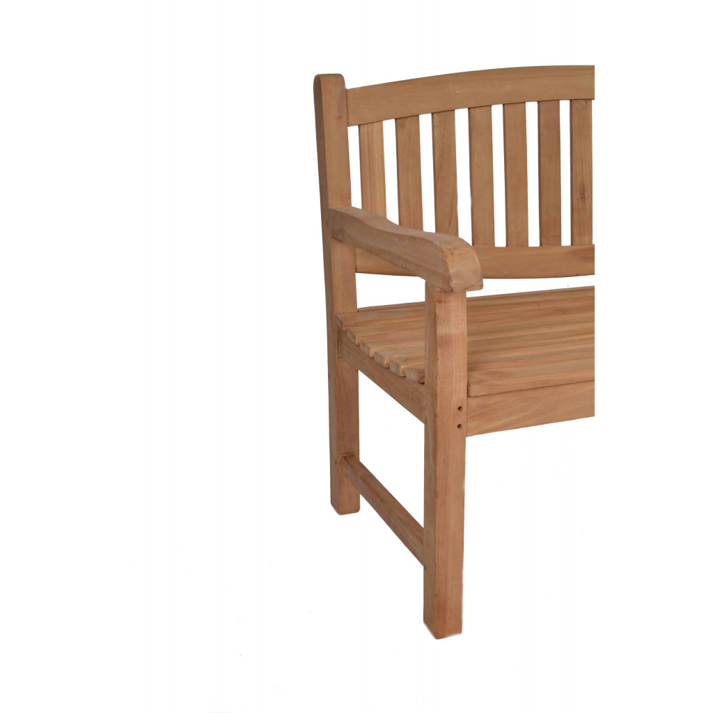 Gartenbank  Gartenmöbel Outdoor Modern Teak Honig