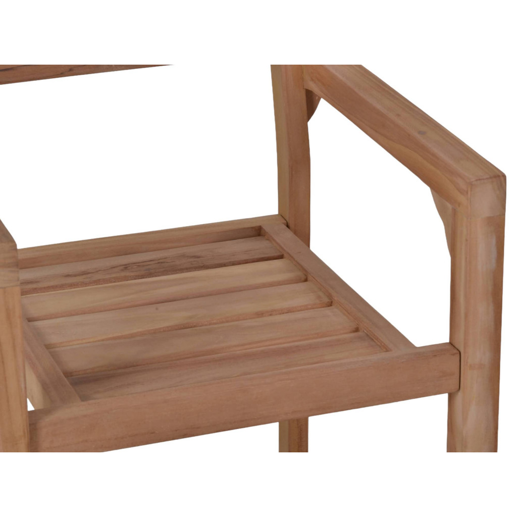 Gartenstuhl  Gartenmöbel Outdoor Modern Teak Honig