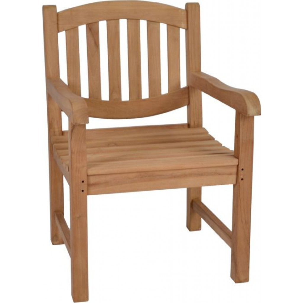 Gartenstuhl  Gartenmöbel Outdoor Modern Teak Honig