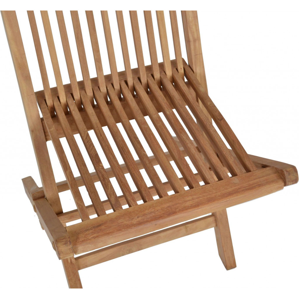 Gartenstuhl  Gartenmöbel Outdoor Modern Teak Honig