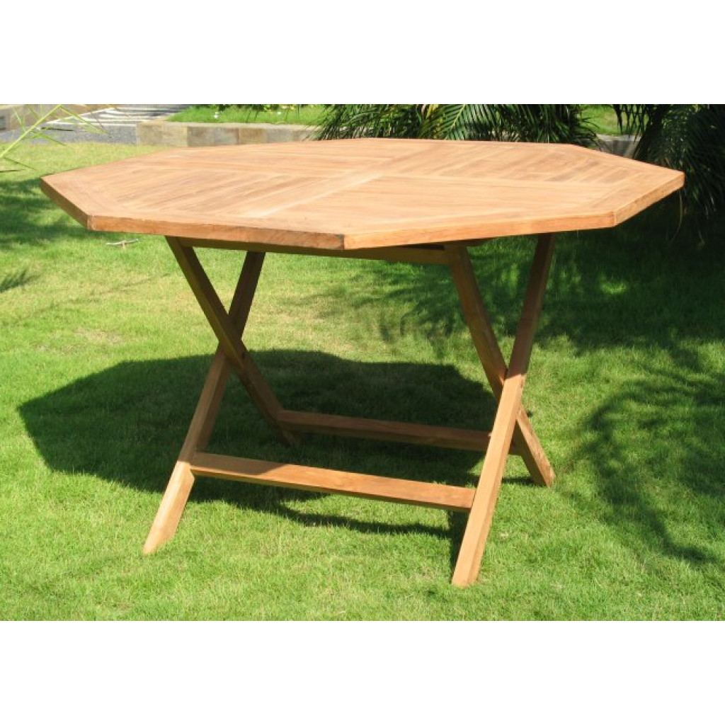 Gartentisch  Gartenmöbel Outdoor Modern Teak Honig 70015 4