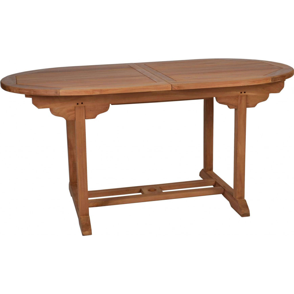 Gartentisch  Gartenmöbel Outdoor Modern Teak Honig 70021 1