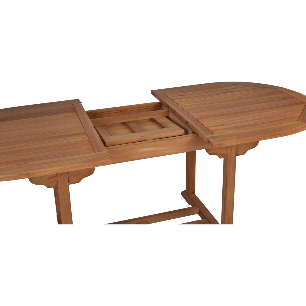 Gartentisch  Gartenmöbel Outdoor Modern Teak Honig 70021 3