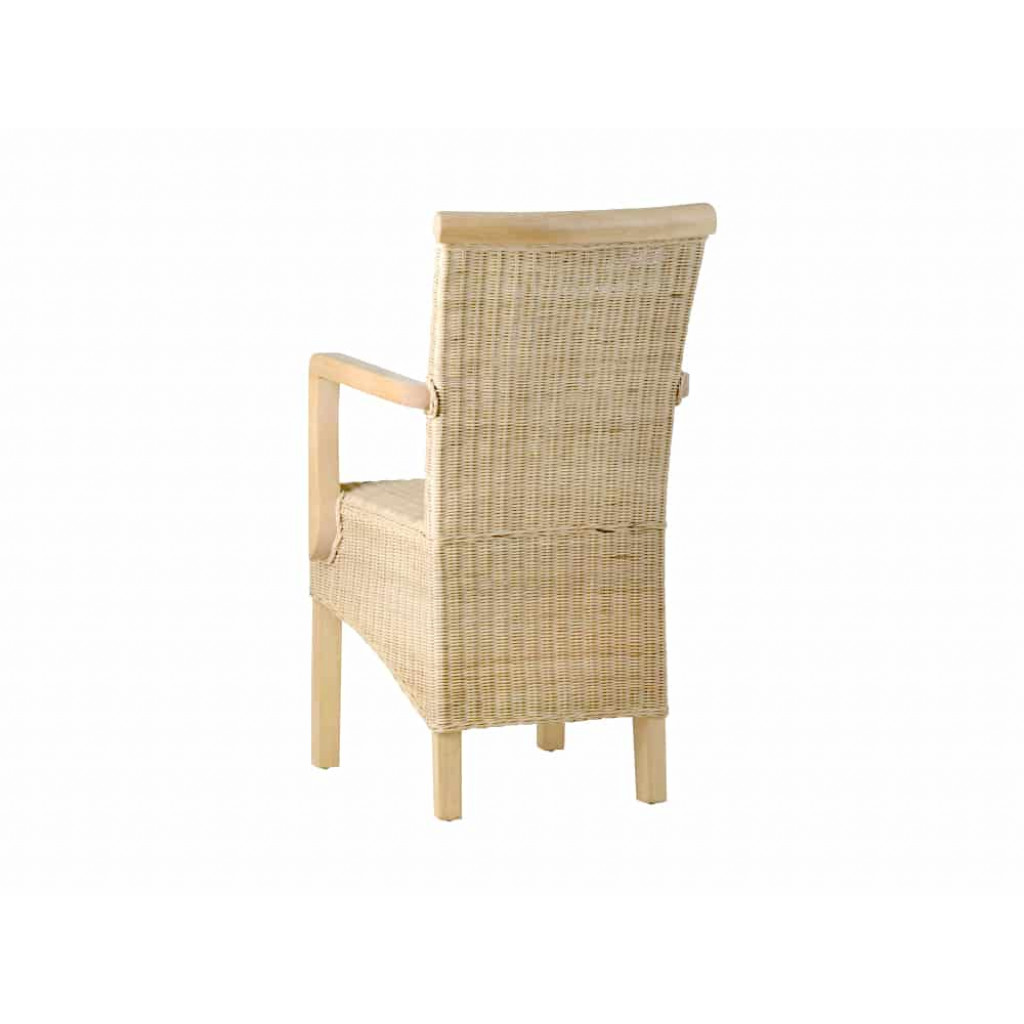 Armlehnstuhl Rattan Modern Mahagoni Rattan natur