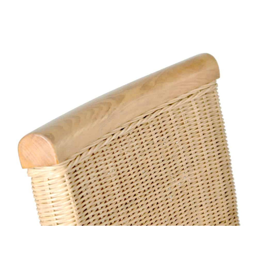 Armlehnstuhl Rattan Modern Mahagoni Rattan natur