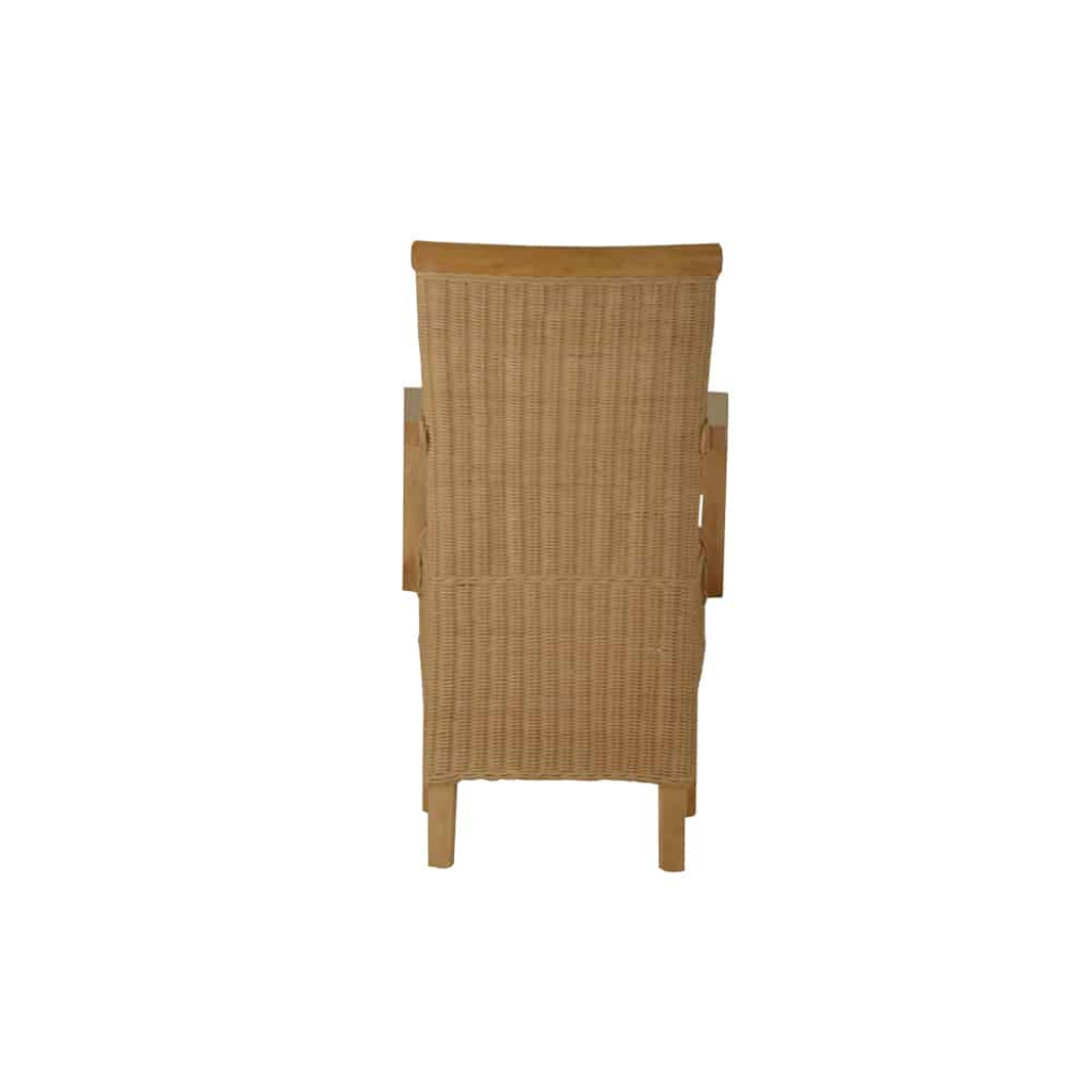 Armlehnstuhl Rattan Modern Mahagoni Rattan natur