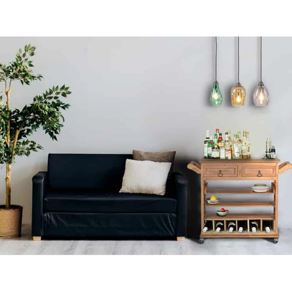 Servierwagen Mexico Möbel Landhaus Pinie Honig 10053 7