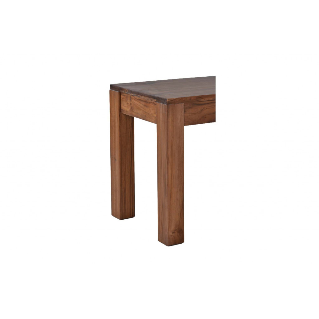 Bank Lendra Modern Massivholz Teak Hellbraun