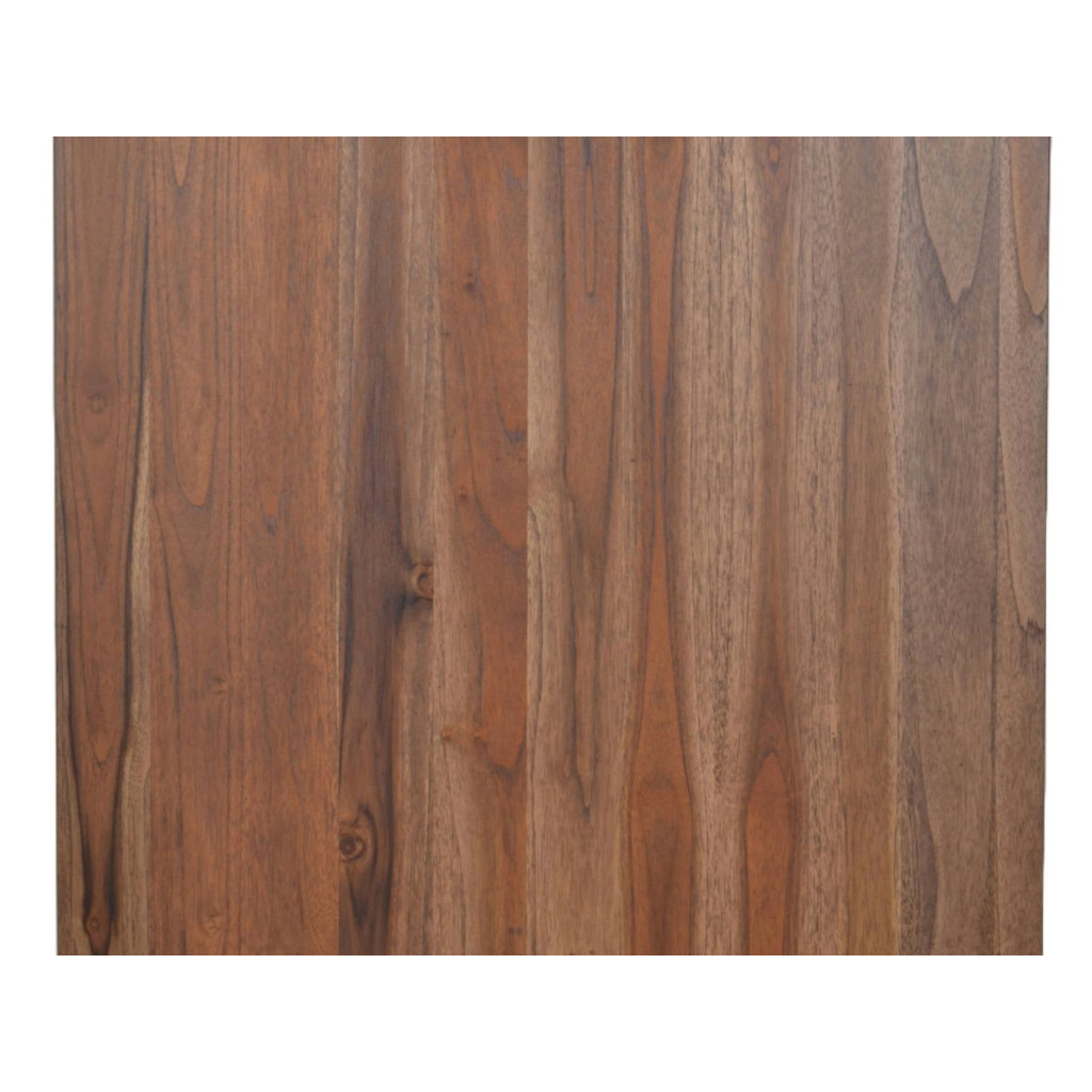 Esstisch Lendra Modern Massivholz Teak Hellbraun