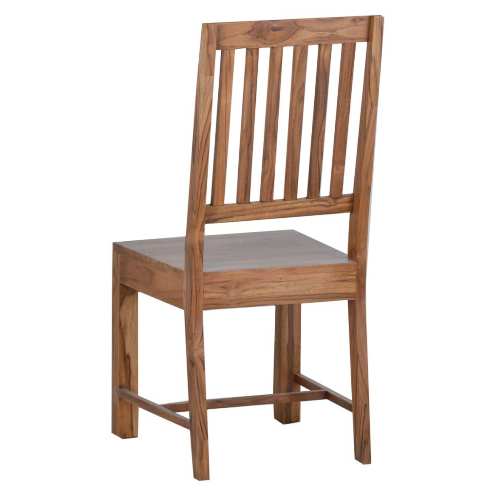 Esszimmerstuhl Thali Modern Teak Dunkelbraun